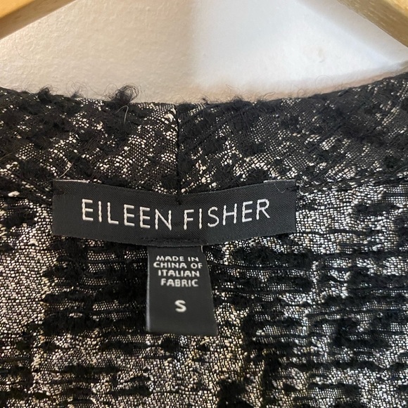 Eileen Fisher Essential Tweed Workwear Blazer - Picture 3 of 9